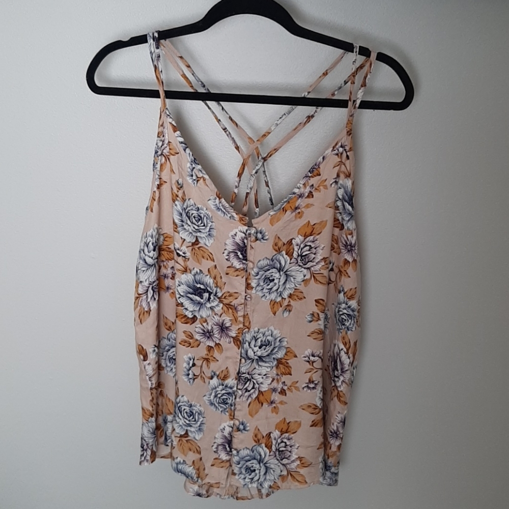NWT American Eagle strappy button up tank